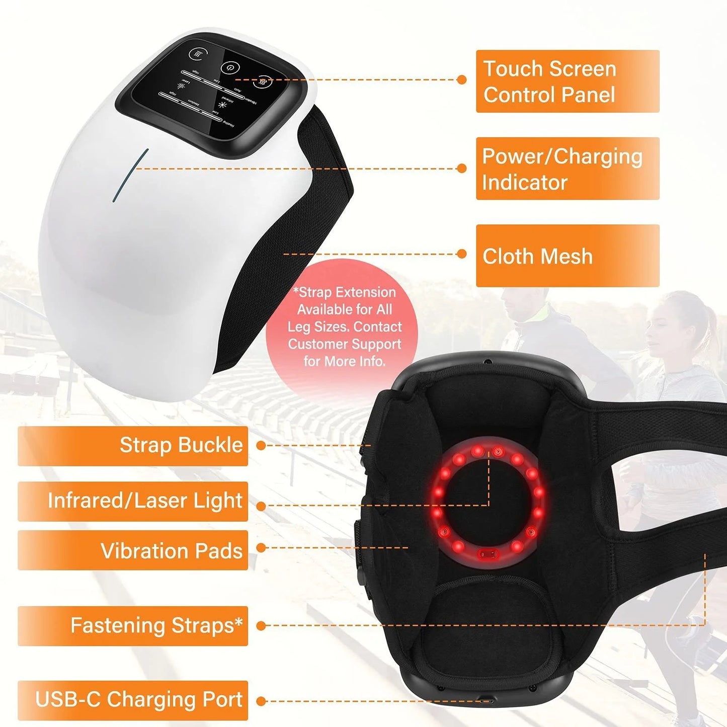 KneeKare™ - 3-in-1 Cordless Knee Massager