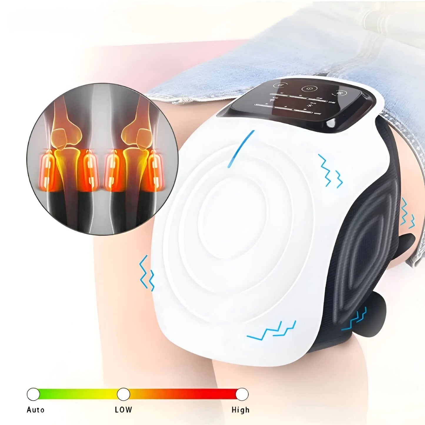 KneeKare™ - 3-in-1 Cordless Knee Massager