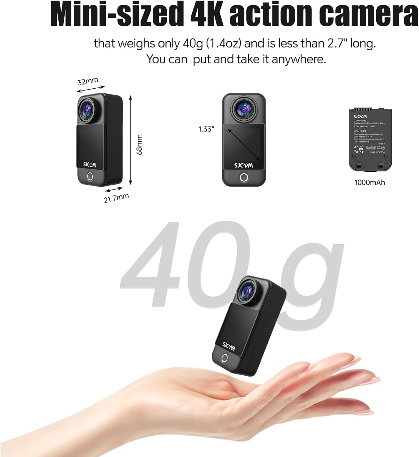 ActionPro Cam™ - SJCam C300 Motion Camera