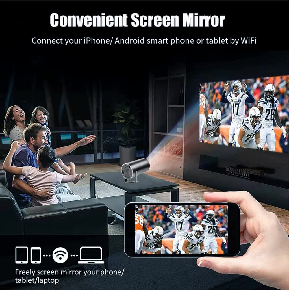 PocketVision Pro™ - Portable Mini Home Projector