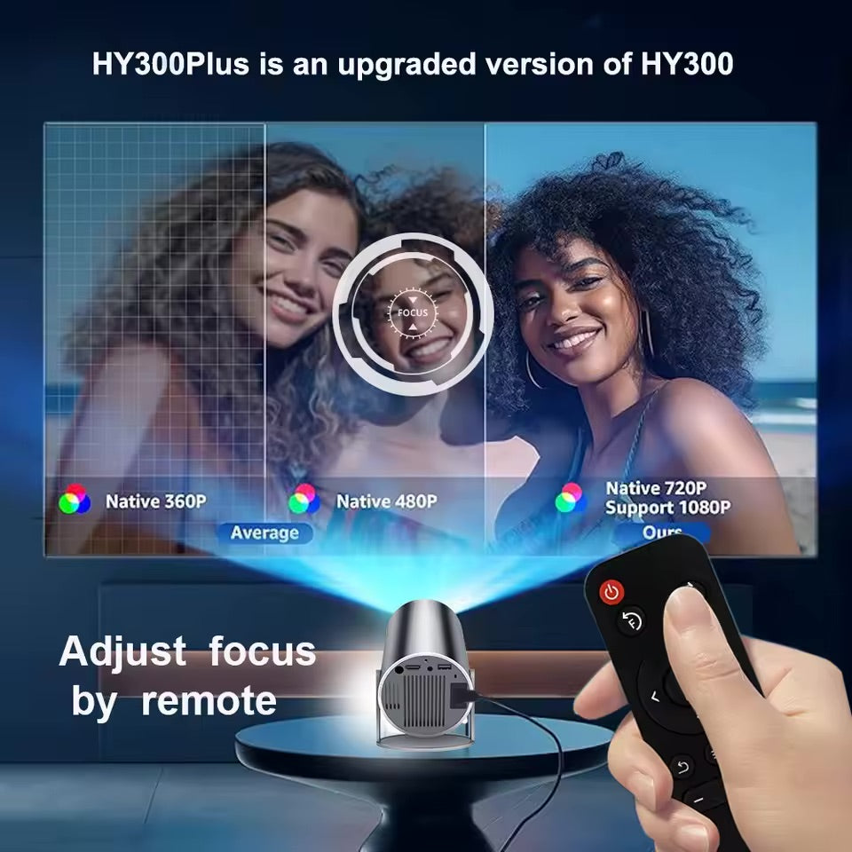 PocketVision Pro™ - Portable Mini Home Projector