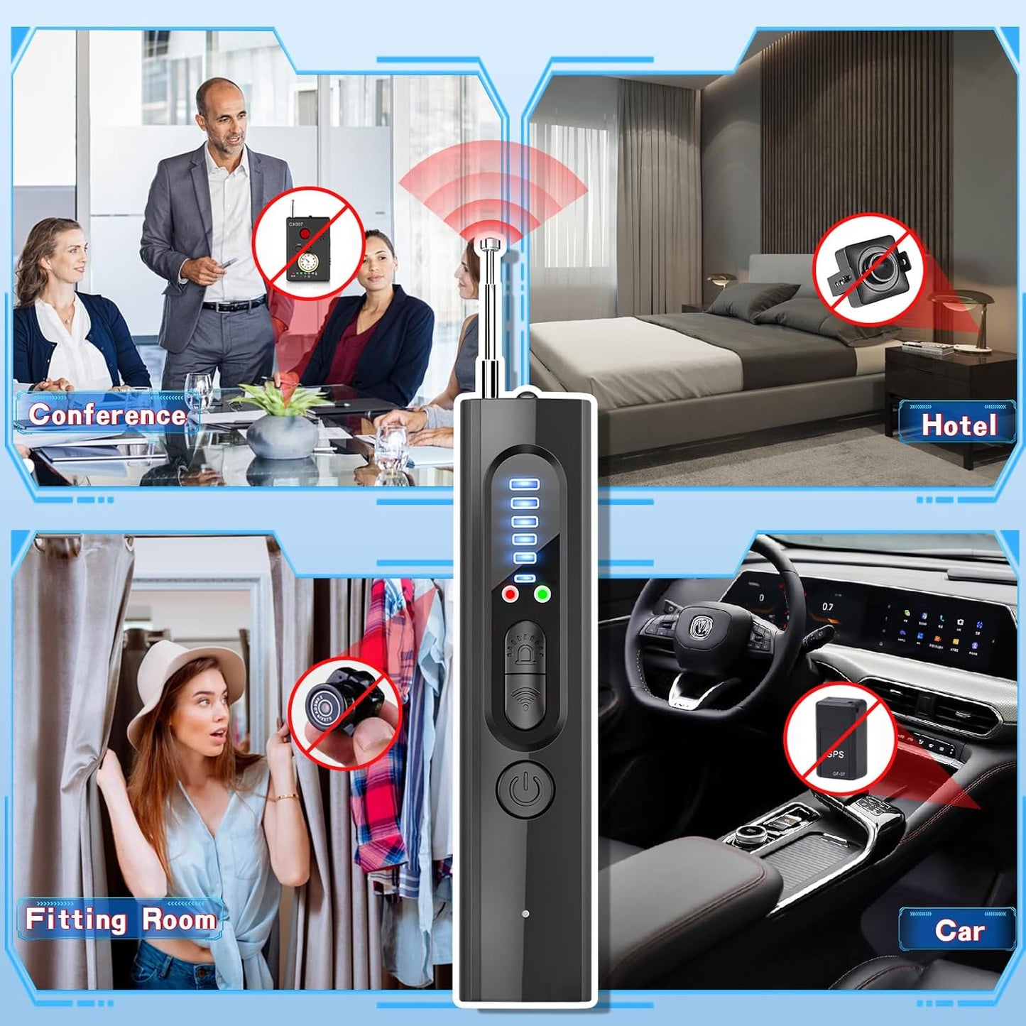 SpyFinder Pro™ - Hidden Camera Detector