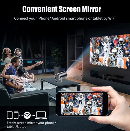 PocketVision Pro™ - Portable Mini Home Projector